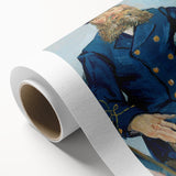 Impressionism Wall Art - Portrait of Postman Joseph Roulin by van Gogh