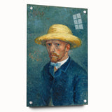 Impressionism Wall Art - Portrait of Theo van Gogh by Vincent van Gogh