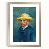 Impressionism Wall Art - Portrait of Theo van Gogh by Vincent van Gogh