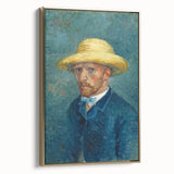 Impressionism Wall Art - Portrait of Theo van Gogh by Vincent van Gogh