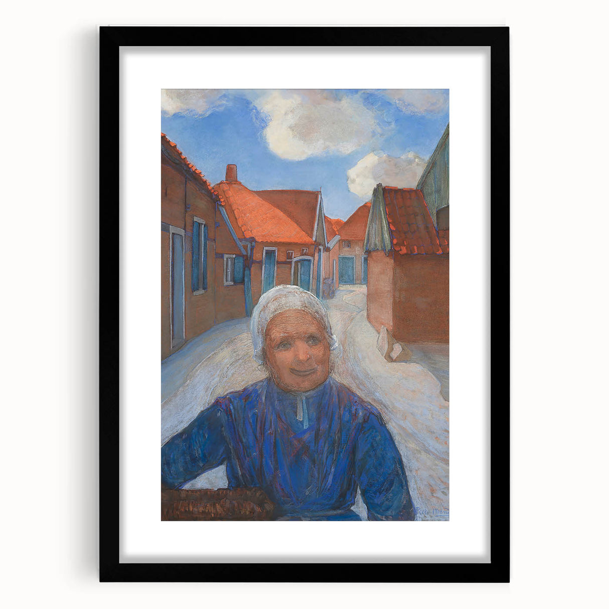 Modern Wall Art: Piet Mondrian’s Lappenbrink – Contemporary Village Scene