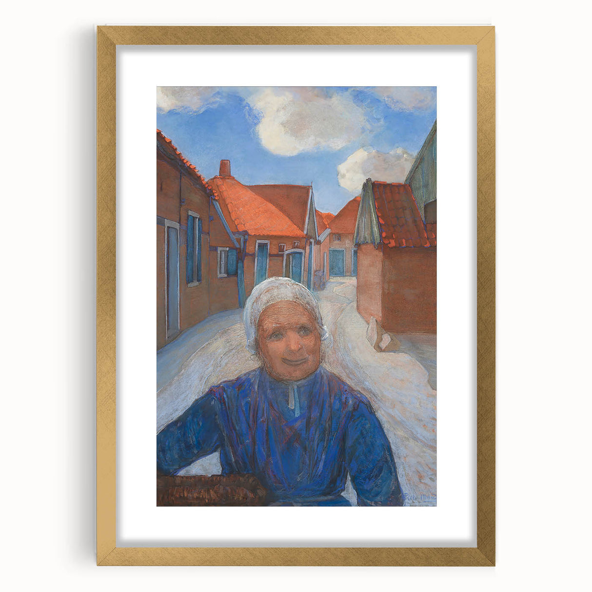 Modern Wall Art: Piet Mondrian’s Lappenbrink – Contemporary Village Scene