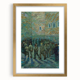 Impressionism Wall Art - Prisoners Exercising by Vincent van Gogh