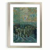 Impressionism Wall Art - Prisoners Exercising by Vincent van Gogh
