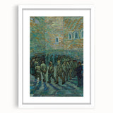 Impressionism Wall Art - Prisoners Exercising by Vincent van Gogh