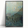 Impressionism Wall Art - Prisoners Exercising by Vincent van Gogh