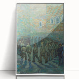 Impressionism Wall Art - Prisoners Exercising by Vincent van Gogh