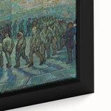 Impressionism Wall Art - Prisoners Exercising by Vincent van Gogh