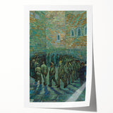 Impressionism Wall Art - Prisoners Exercising by Vincent van Gogh
