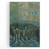 Impressionism Wall Art - Prisoners Exercising by Vincent van Gogh