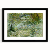 Impressionist Spring Landscape Wall Art - Riverbank by Van Gogh