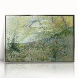 Impressionist Spring Landscape Wall Art - Riverbank by Van Gogh