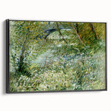 Impressionist Spring Landscape Wall Art - Riverbank by Van Gogh