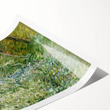 Impressionist Spring Landscape Wall Art - Riverbank by Van Gogh