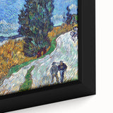 Impressionism Wall Art - Road with Cypress and Star by Vincent van Gogh