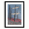 Modern Wall Art: Fishing Boats – Nautical Abstract by Mikuláš Galanda