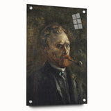 Impressionism Wall Art - Self-Portrait (1886) by Vincent van Gogh