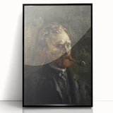 Impressionism Wall Art - Self-Portrait (1886) by Vincent van Gogh