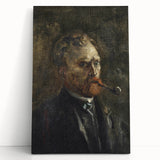 Impressionism Wall Art - Self-Portrait (1886) by Vincent van Gogh