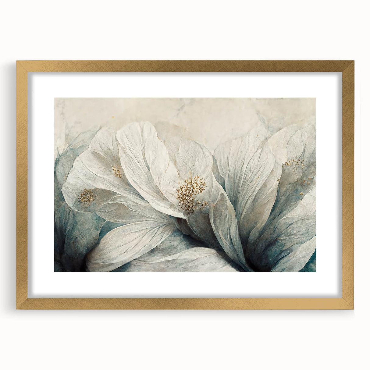 Elegant Floral Living Room Wall Art – Modern Canvas & Print