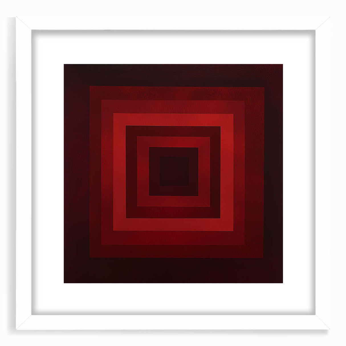 Abstract geometric frame with a white mat, showcasing a modern design. Ideal for contemporary home decor, highlighting sophistication and style.