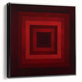 Abstract geometric framed canvas artwork showcasing a modern design with bold black lines and shapes, perfect for contemporary home decor.