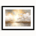Abstract landscape wall art framed with a black mat, showcasing vibrant colors and intricate patterns, perfect for modern home decor or office settings. The design adds a contemporary touch to any space, enhancing the ambiance with its artistic flair.