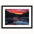Landscape bridge frame in matte black, showcasing a modern design with a sleek front view, ideal for contemporary home decor. Perfect for displaying artwork or photographs.