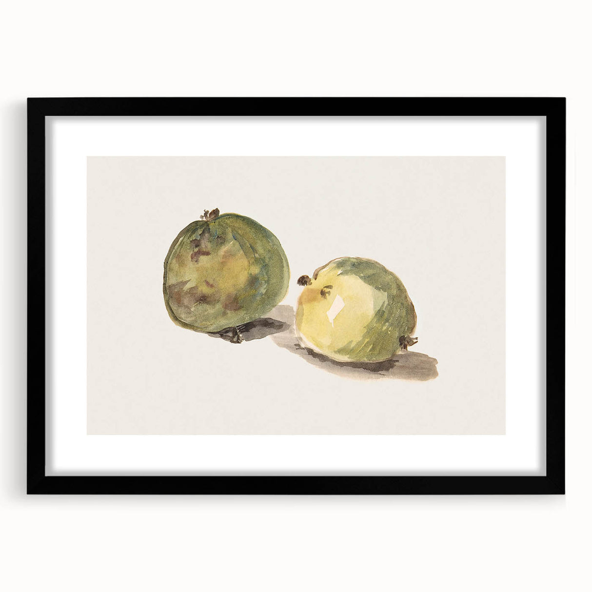 Modern Wall Art: Elegant Still Life of Apples by Édouard Manet
