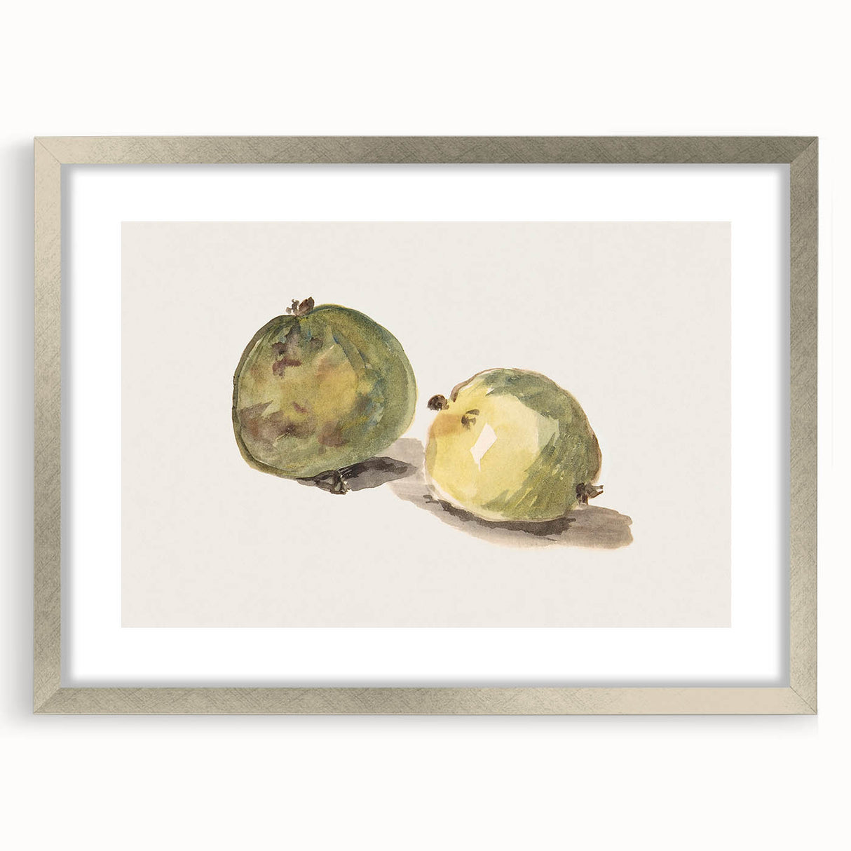 Modern Wall Art: Elegant Still Life of Apples by Édouard Manet