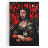 Mona Lisa Pop Art Canvas - Bold Modern Stretched Canvas Print