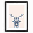 Motorcycle Handlebar Wall Art - Boys Room Wall Art Kids Wall Art Prints