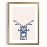 Motorcycle Handlebar Wall Art - Boys Room Wall Art Kids Wall Art Prints