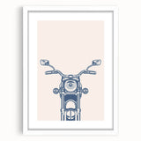 Motorcycle Handlebar Wall Art - Boys Room Wall Art Kids Wall Art Prints