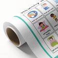 Kids Educational Wall Art - Healthy Habits Learning Chart