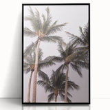 Large abstract wall art featuring vibrant summer hues on a framed acrylic, ideal for modern living room decor.