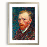 Impressionism Wall Art - Vibrant Self-Portrait (1887) by Vincent van Gogh