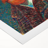 Impressionism Wall Art - Vibrant Self-Portrait (1887) by Vincent van Gogh