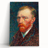 Impressionism Wall Art - Vibrant Self-Portrait (1887) by Vincent van Gogh