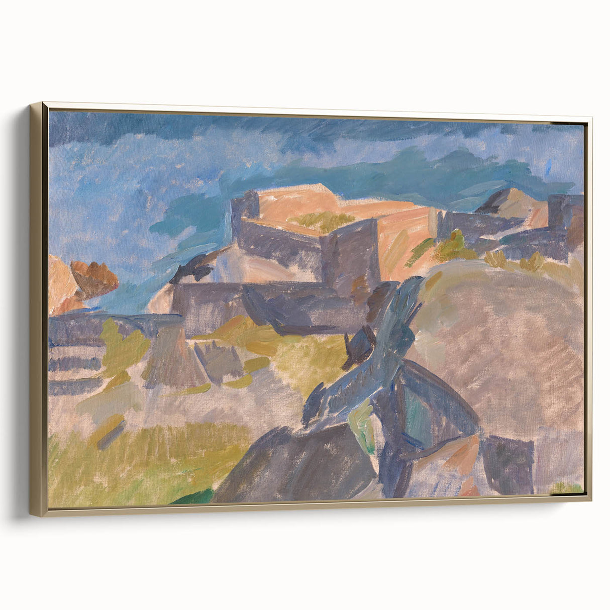 Modern Wall Art – Coastal Abstract Landscape