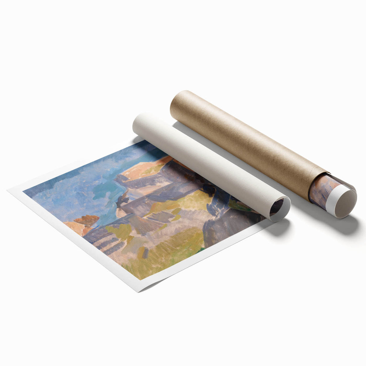 Modern Wall Art – Coastal Abstract Landscape