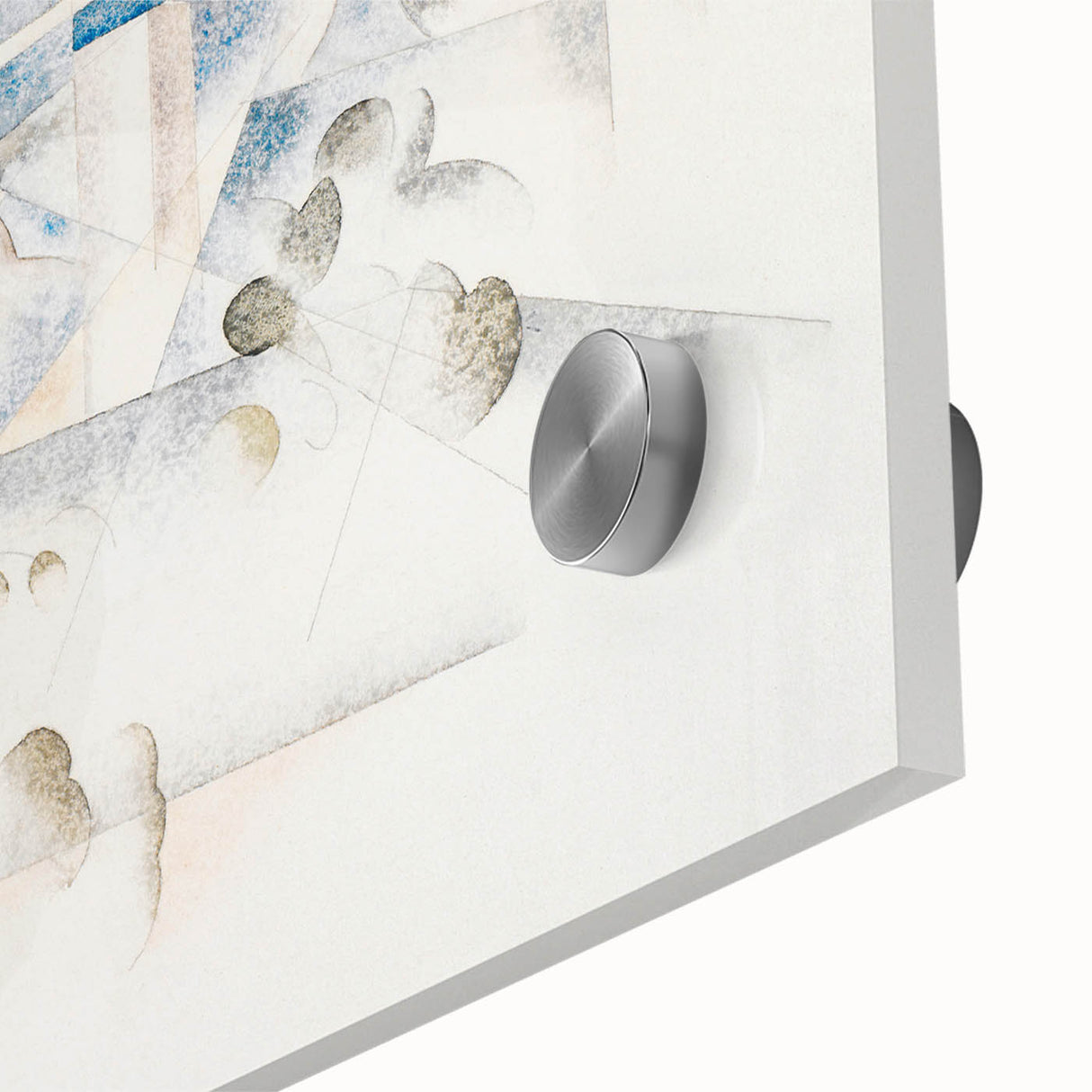 Modern Wall Art – Abstract Geometry of Masts and Foliage