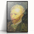 Impressionism Wall Art - Self-Portrait with Bold Colors (1887) by van Gogh