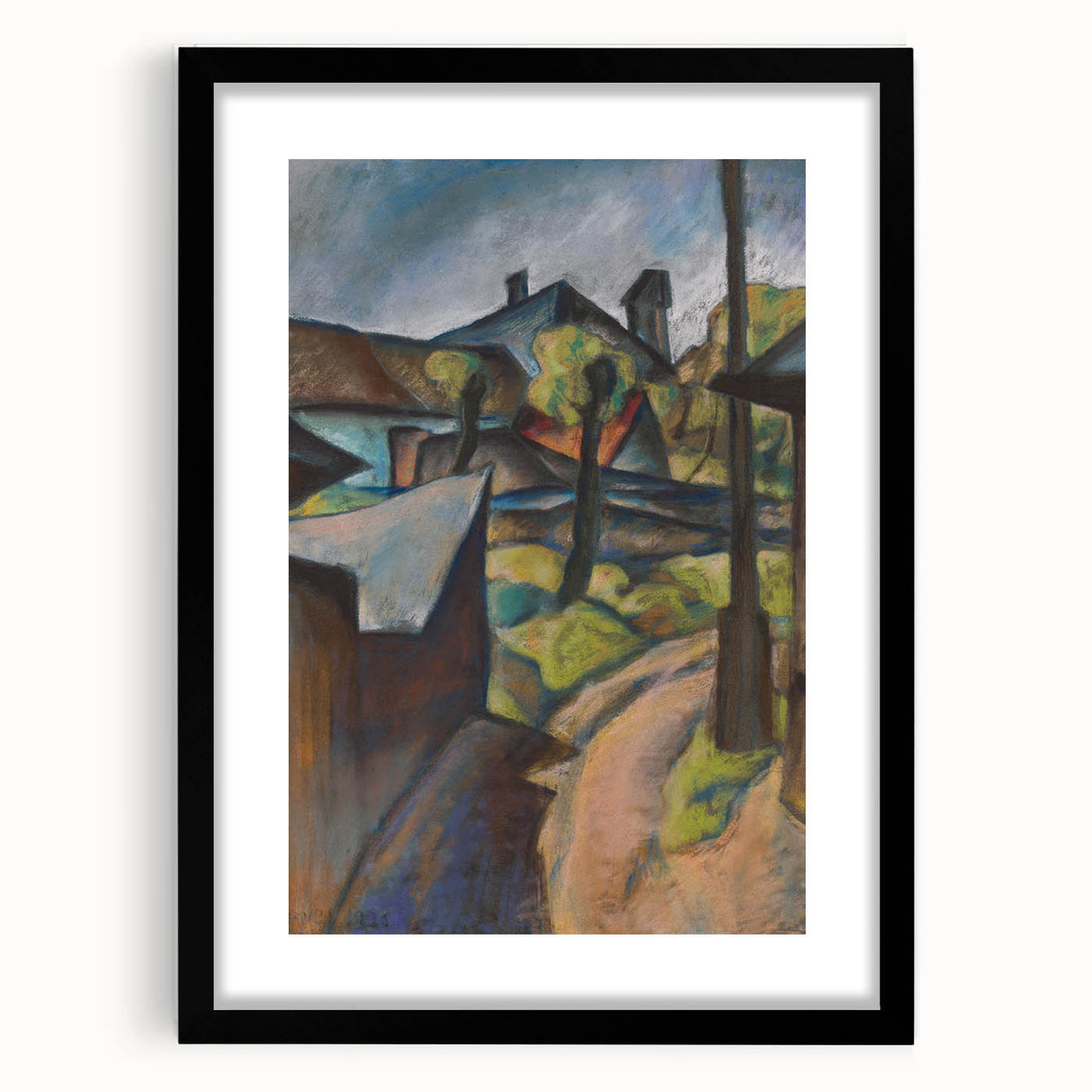 Modern Wall Art: Outskirts of Košice – Abstract Landscape Masterpiece