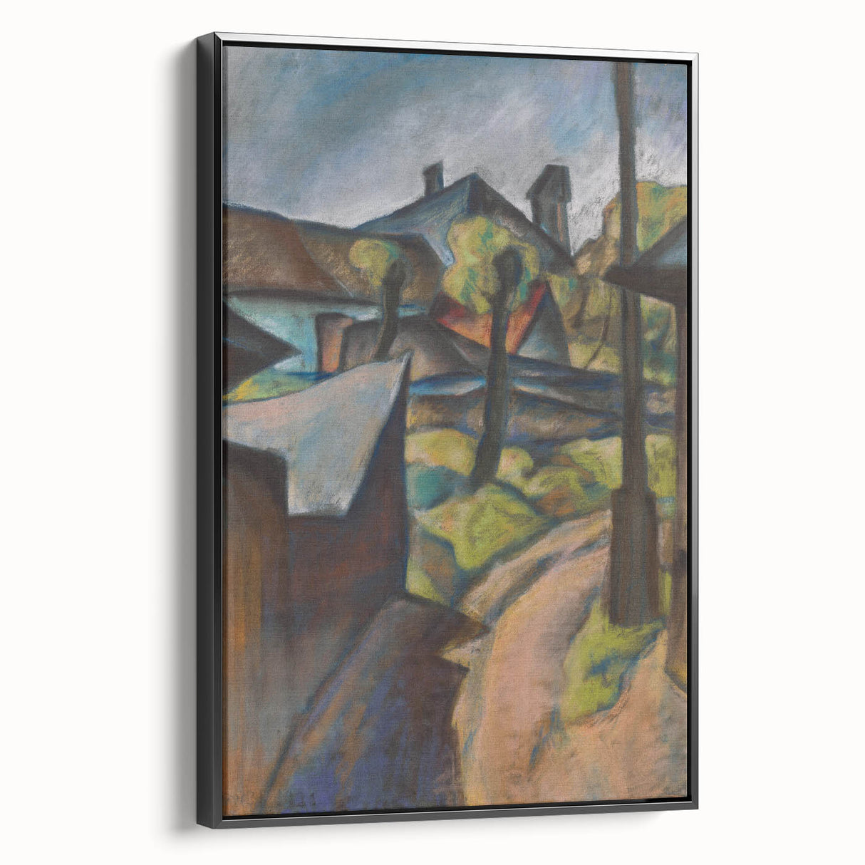 Modern Wall Art: Outskirts of Košice – Abstract Landscape Masterpiece
