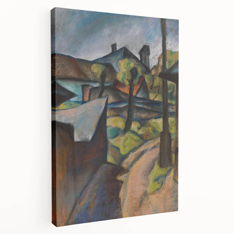 Modern Wall Art: Outskirts of Košice – Abstract Landscape Masterpiece