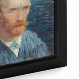 Impressionism Wall Art - Self-Portrait with Intense Blues (1887) by van Gogh