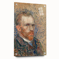 Impressionism Wall Art - Self-Portrait with Pointillism (1887) by van Gogh