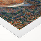 Impressionism Wall Art - Self-Portrait with Pointillism (1887) by van Gogh