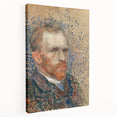 Impressionism Wall Art - Self-Portrait with Pointillism (1887) by van Gogh